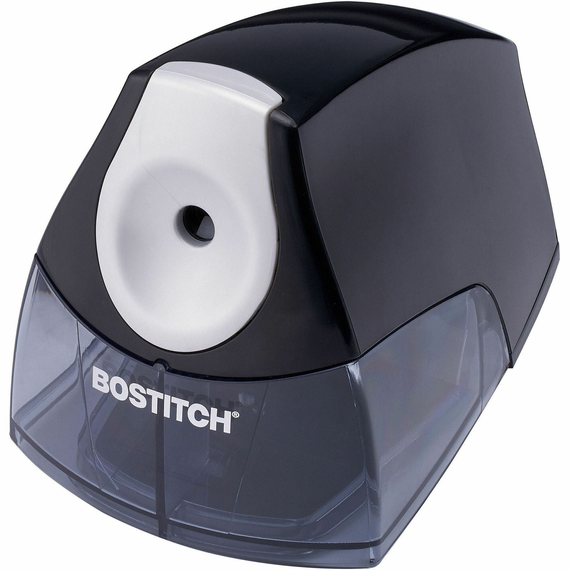 Personal Electric Pencil Sharpener, AC-Powered, 4.25 x 8.4 x 4, Black
