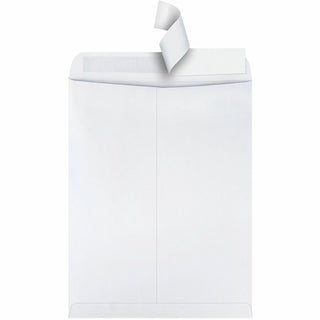 Redi-Strip Catalog Envelope, #15 1/2, Cheese Blade Flap, Redi-Strip Adhesive Closure, 12 x 15.5, White, 100/Box