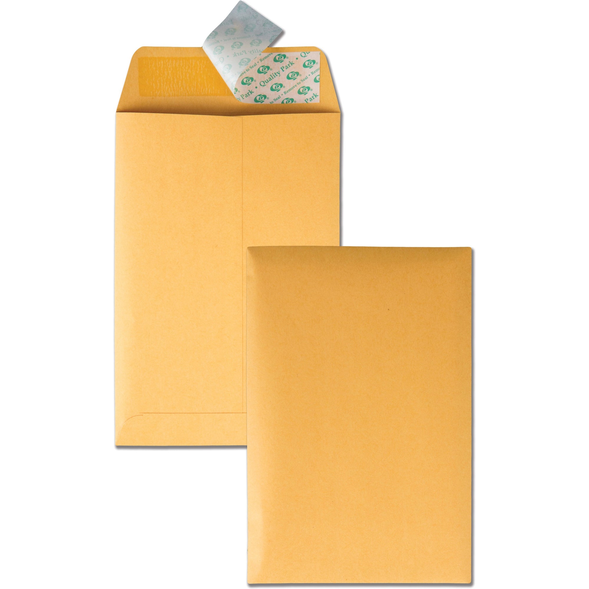Redi-Strip Catalog Envelope, #1, Cheese Blade Flap, Redi-Strip Adhesive Closure, 6 x 9, Brown Kraft, 100/Box