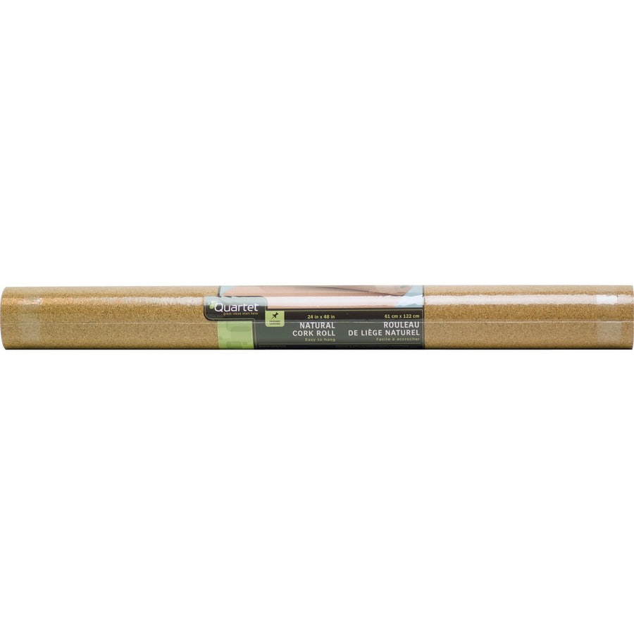 Quartet Natural Cork Roll - 28" Height x 24" Width - Brown Natural Cork Surface - Durable - 1 Each - 