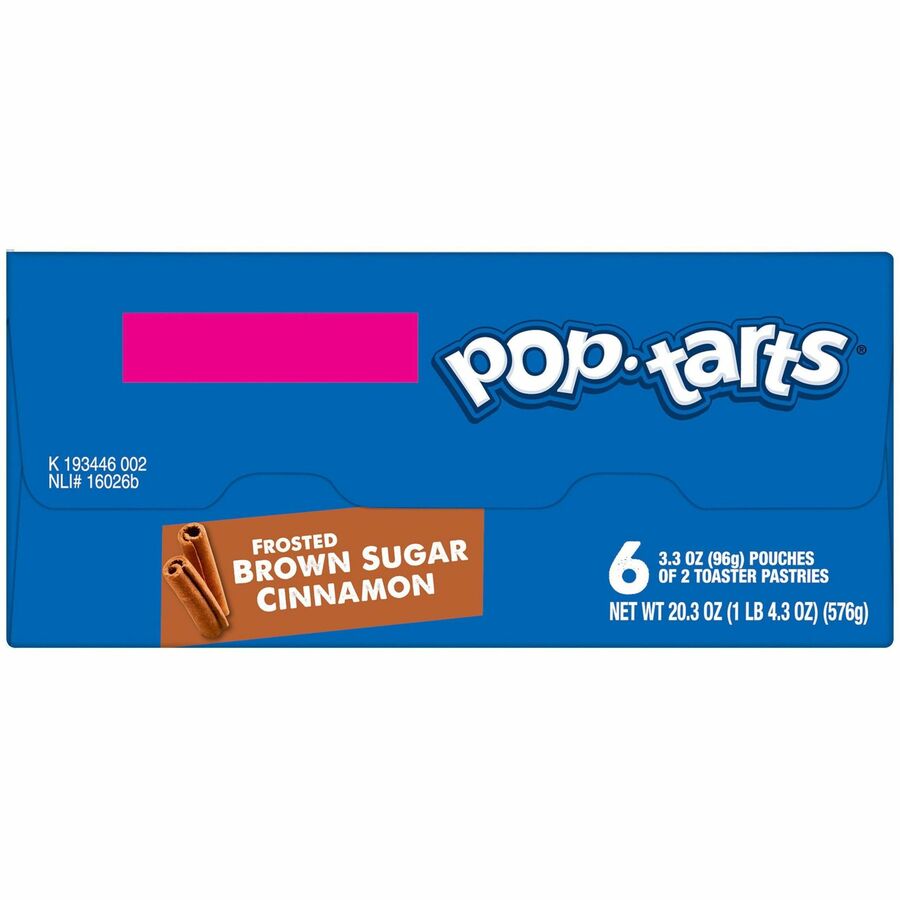 Pop-Tarts Frosted Brown Sugar Cinnamon - Cinnamon, Brown Sugar, Frosted Brown Sugar Cinnamon - 1 - 1.27 lb - 12 / Box