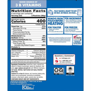 Pop-Tarts Frosted Brown Sugar Cinnamon - Cinnamon, Brown Sugar, Frosted Brown Sugar Cinnamon - 1 - 1.27 lb - 12 / Box