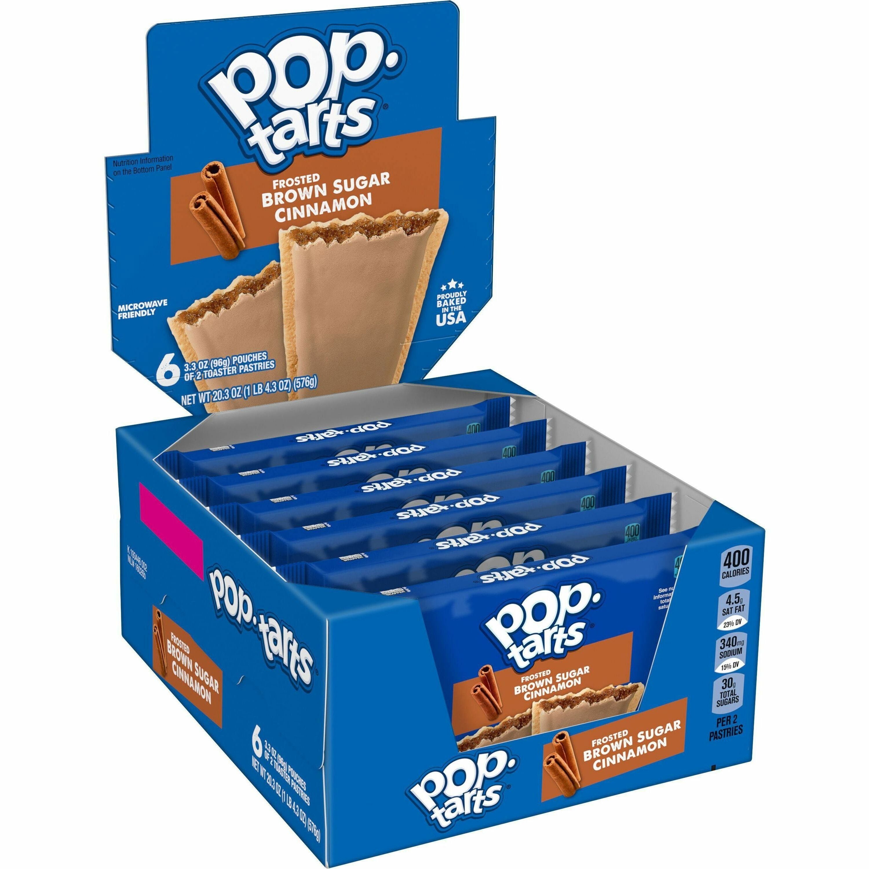 pop-tarts-frosted-brown-sugar-cinnamon-cinnamon-brown-sugar-frosted-brown-sugar-cinnamon-1-127-lb-12-box_keb31132 - 1