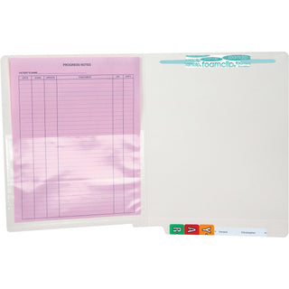 Tabbies Self-adhesive Poly Pockets - 4 3/4" x 7" Sheet - Clear - Poly - 100 / Box - 