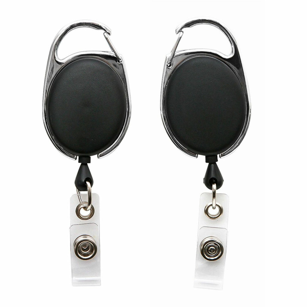 Baumgartens Quick Clip ID Card Reel, Sold as 1 Each