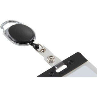 Baumgartens Quick Clip ID Card Reel, Sold as 1 Each