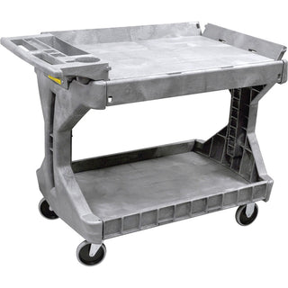 Akro-Mils ProCart Utility Cart - 400 lb Capacity - Plastic Foam - x 45" Width x 24" Depth x 35" Height - Gray - 1 Each