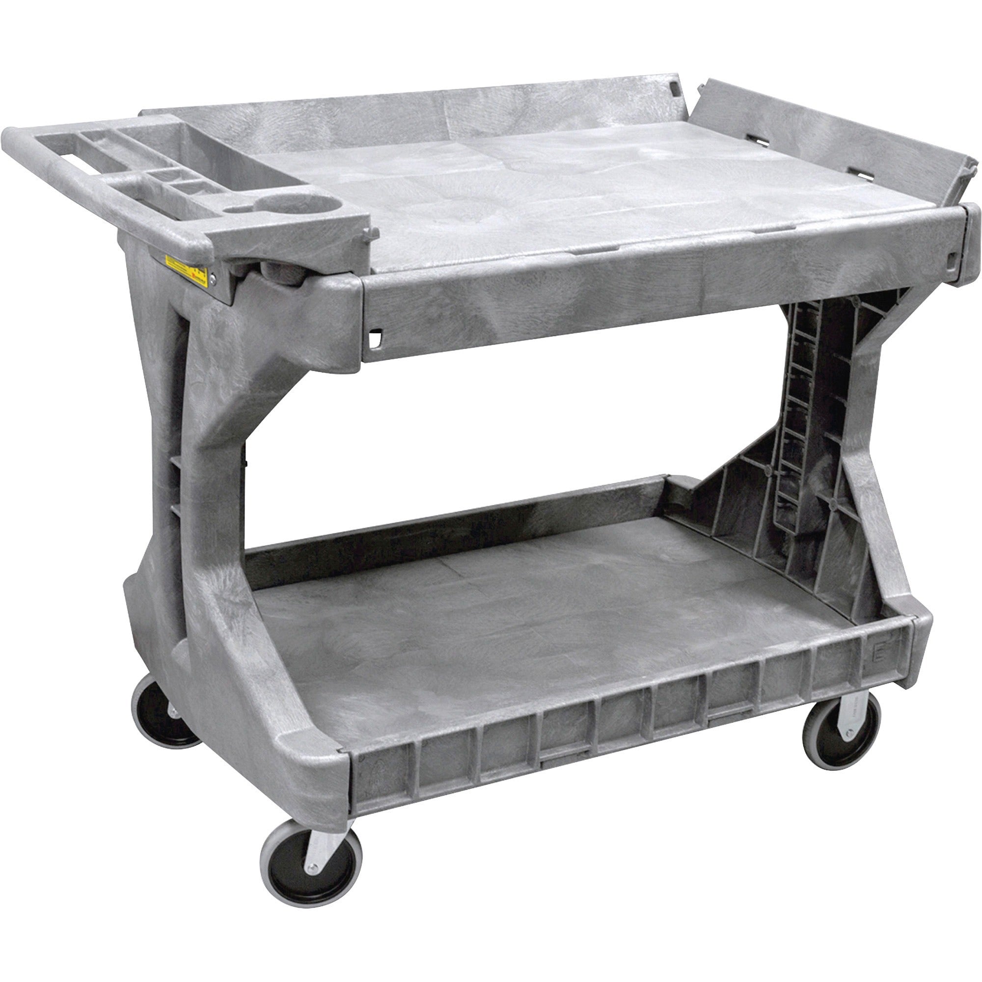 Akro-Mils ProCart Utility Cart - 400 lb Capacity - Plastic Foam - x 45" Width x 24" Depth x 35" Height - Gray - 1 Each - 