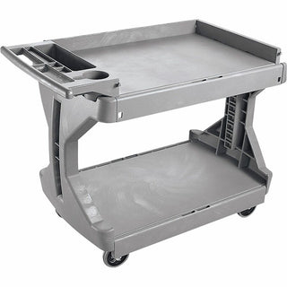 Akro-Mils ProCart Utility Cart - 400 lb Capacity - Plastic Foam - x 45" Width x 24" Depth x 35" Height - Gray - 1 Each