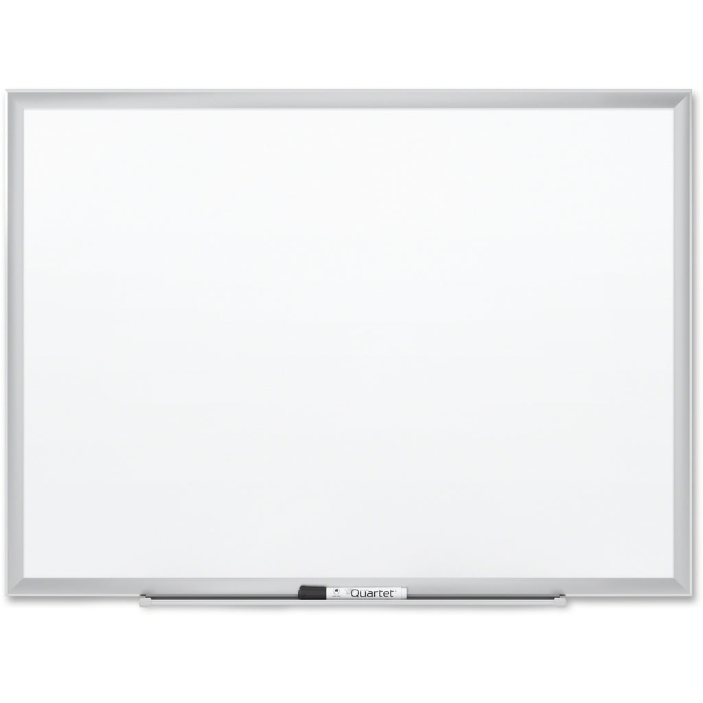 Classic Series Porcelain Magnetic Dry Erase Board, 48 x 36, White Surface, Silver Aluminum Frame
