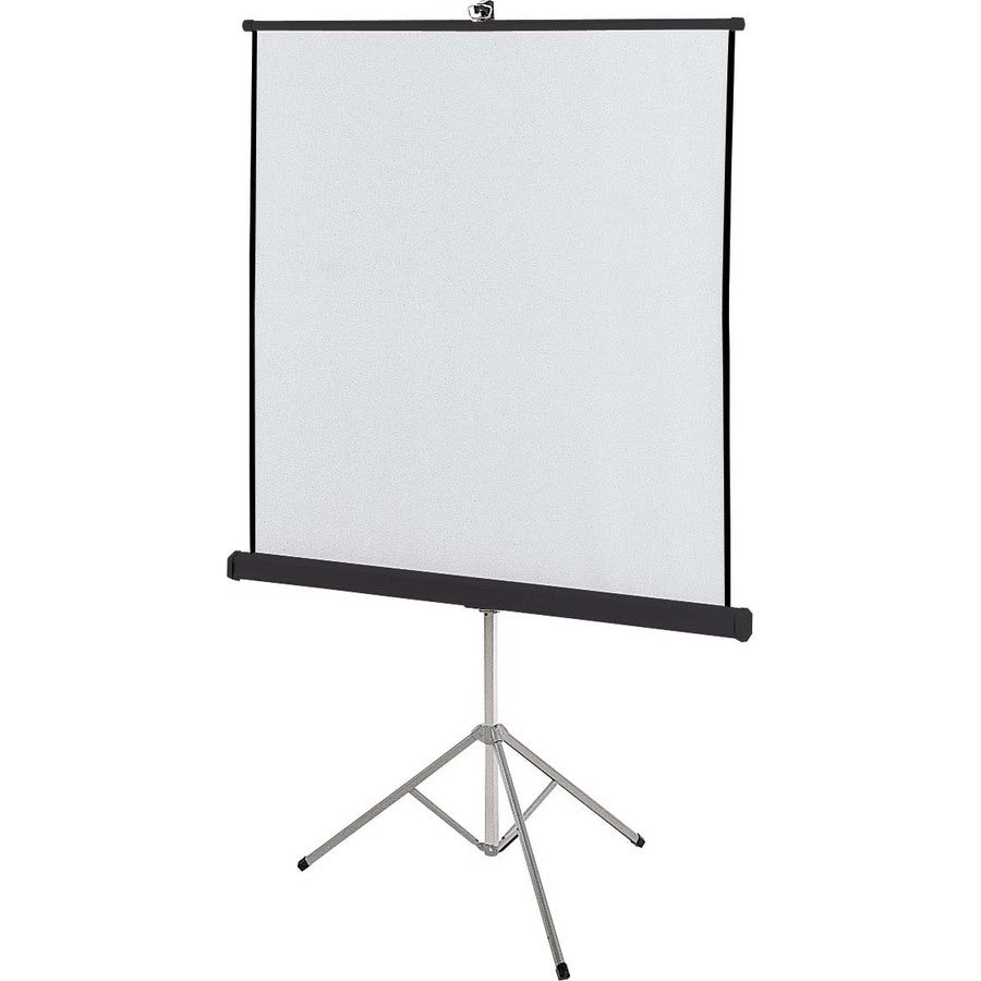 Portable Tripod Projection Screen, 60 x 60, White Matte Finish