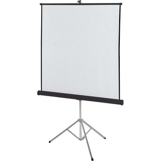 Portable Tripod Projection Screen, 60 x 60, White Matte Finish