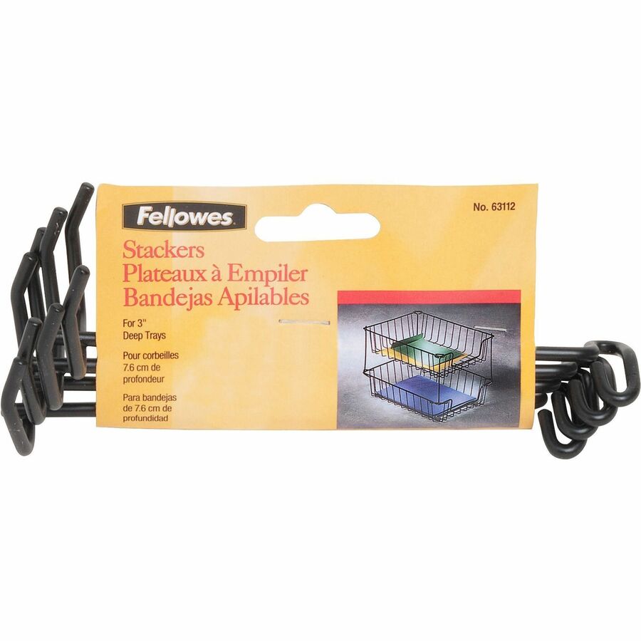 Fellowes Wire Stacker Set for 3" Trays - 4 / Set - 