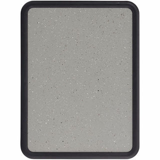 Contour Granite Board, 36 x 24, Granite Gray Surface, Black Plastic Frame