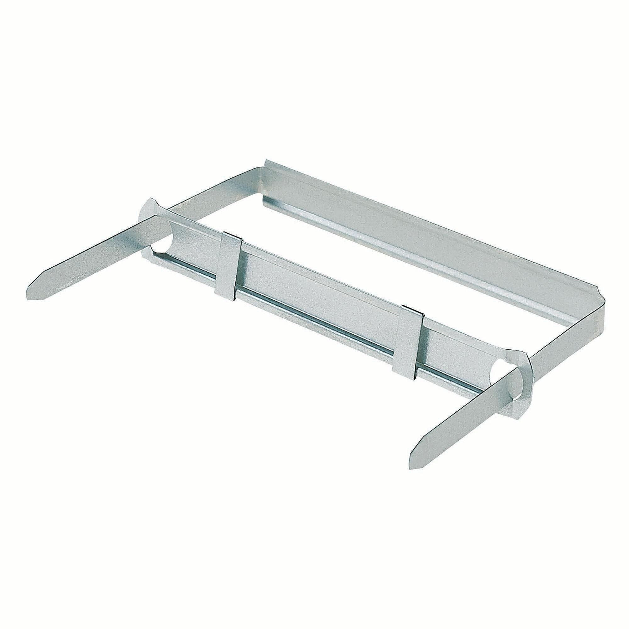 Premium Two-Piece Two-Prong Paper Fastener Base and Compressor Sets, 2" Capacity, 2.75" Center to Center, Silver, 50/Box