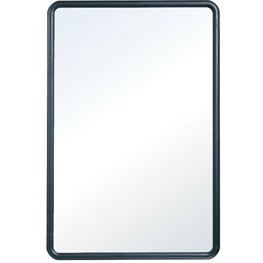 Quartet Contour Whiteboard - 36" (3 ft) Width x 24" (2 ft) Height - White Melamine Surface - Black Plastic Frame - Rectangle - Horizontal/Vertical - 1 Each - 