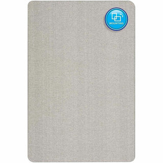 Oval Office Fabric Board, 36 x 24, Gray Surface