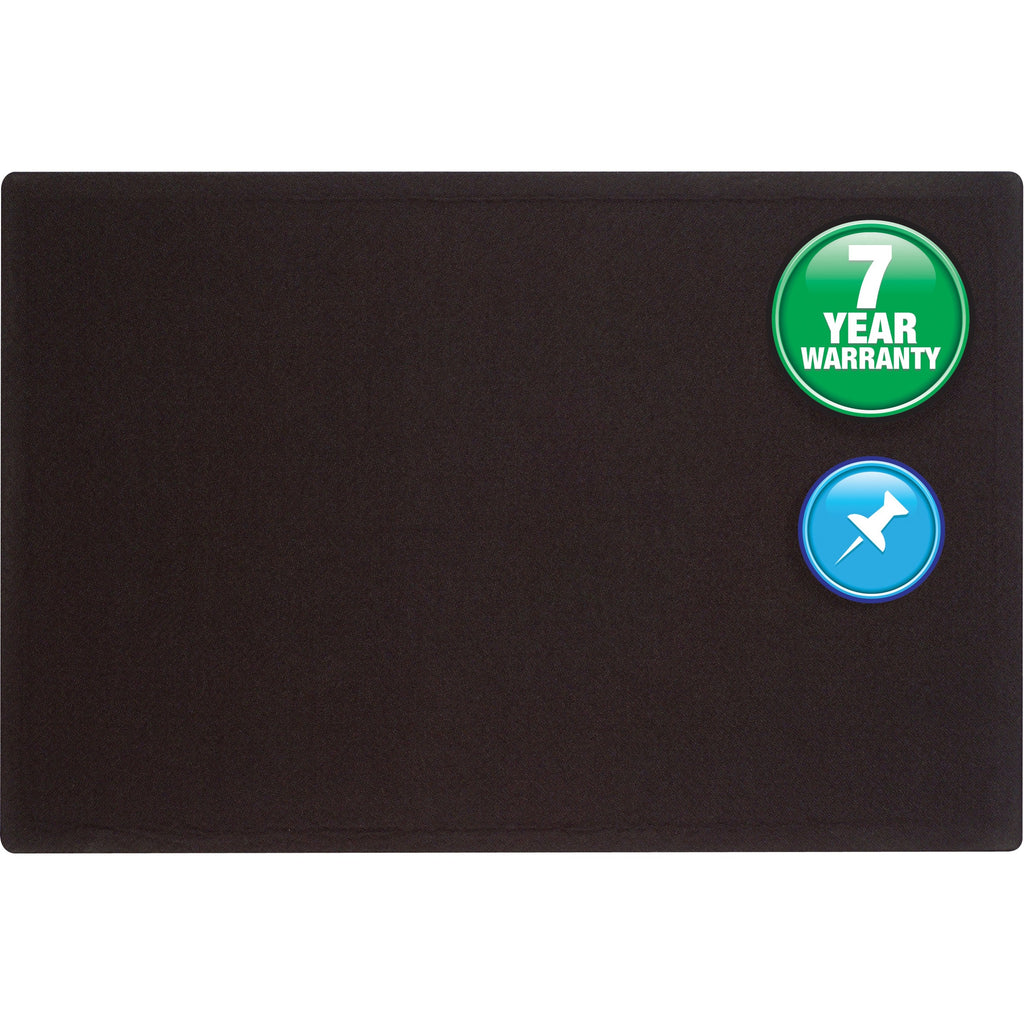 Oval Office Fabric Board, 48 x 36, Black Surface