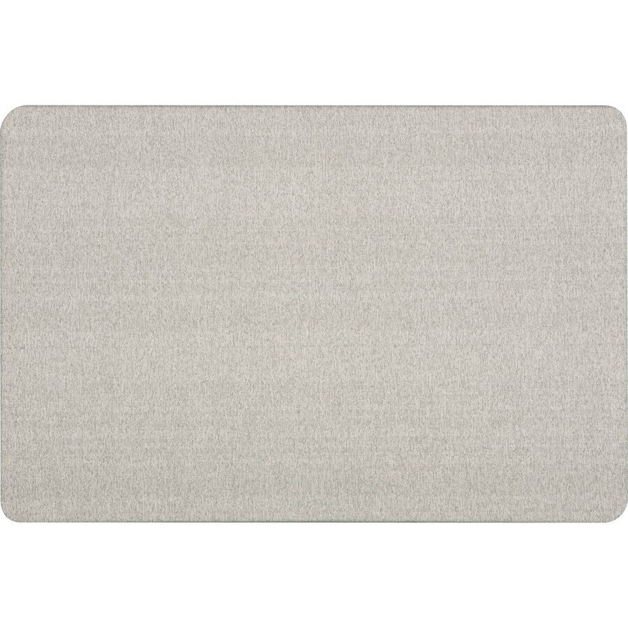 Oval Office Fabric Board, 48 x 36, Gray Surface