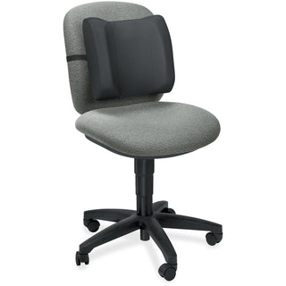 Fellowes Standard Backrest - Black - Black - High Density Foam (HDF)