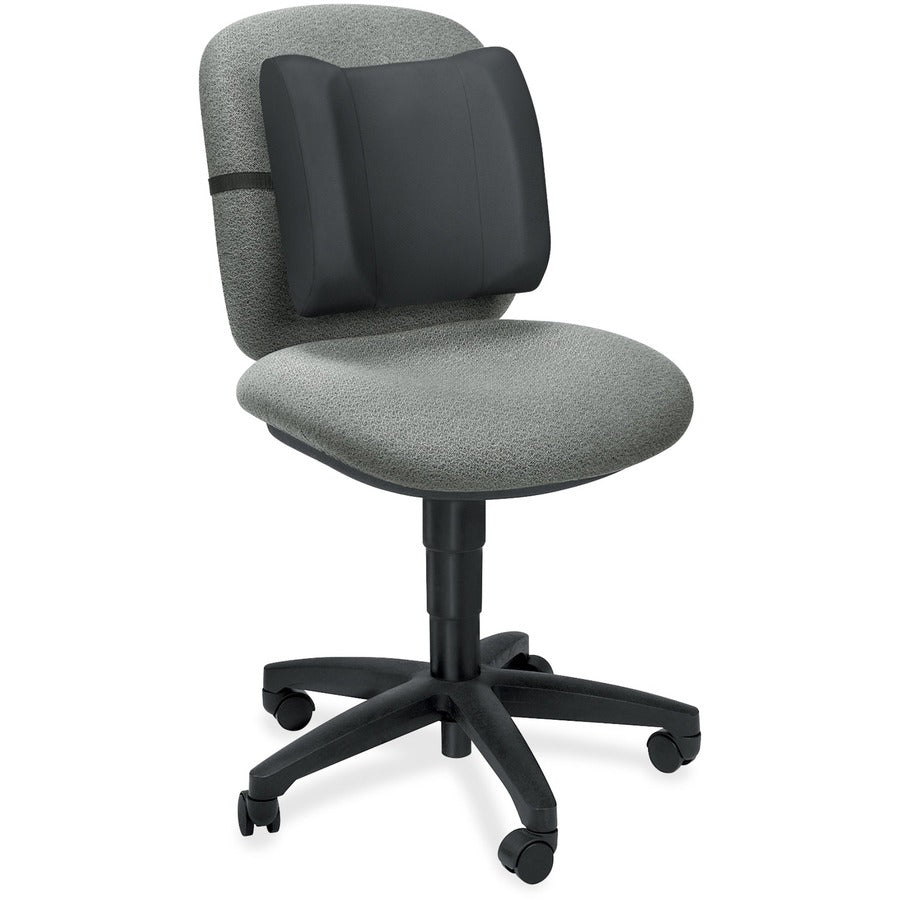 Fellowes Standard Backrest - Black - Black - High Density Foam (HDF)