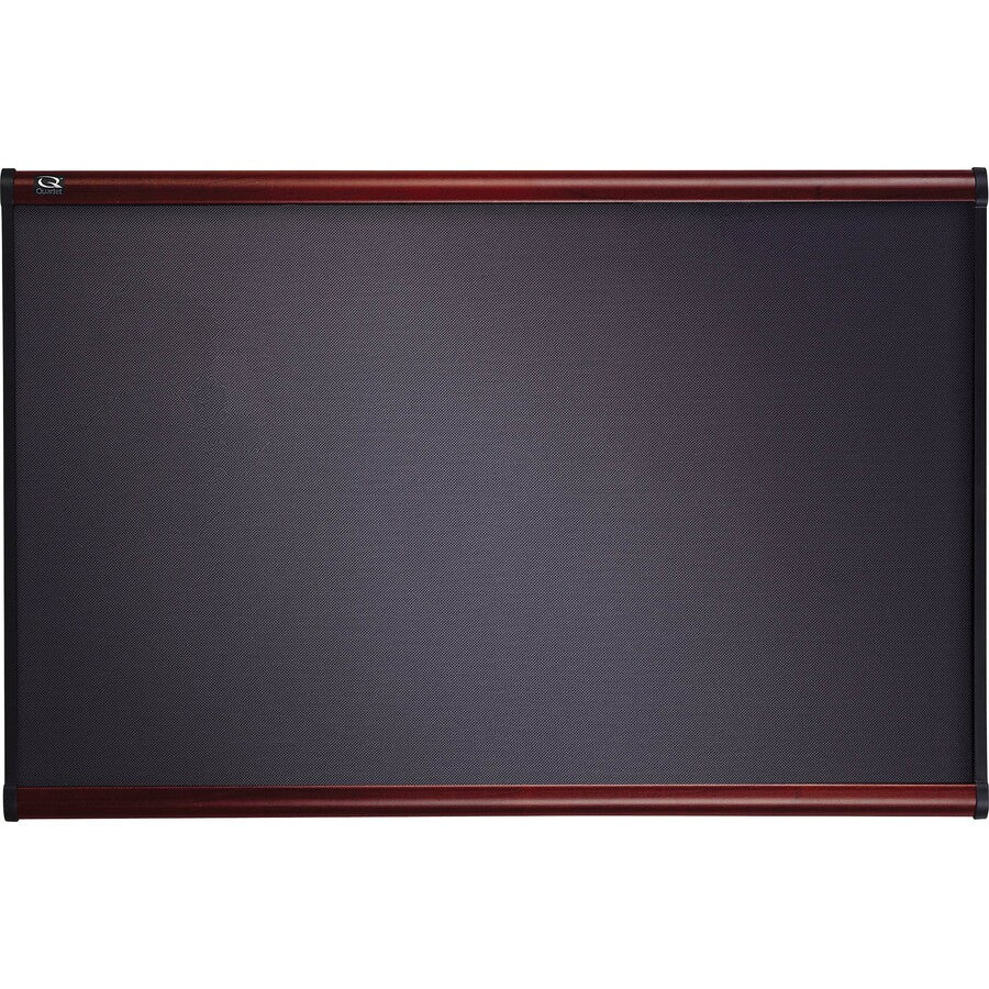 Prestige Colored Cork Bulletin Board, 72 x 48, Brown Surface, Light Cherry Fiberboard/Plastic Frame