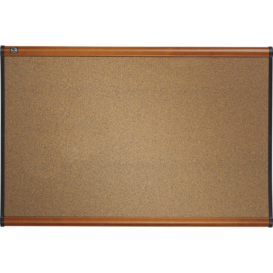 Prestige Black Embossed Foam Bulletin Board, 48 x 36, Black Surface, Silver Aluminum/Plastic Frame