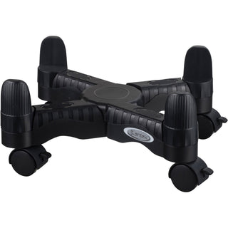 Mobile CPU Stand, Supports 60 lb, 4.5w x 16d x 7h, Black