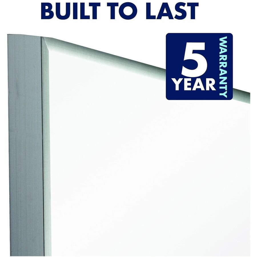 Matrix Magnetic Boards, 16 x 16, White Surface, Silver Aluminum Frame