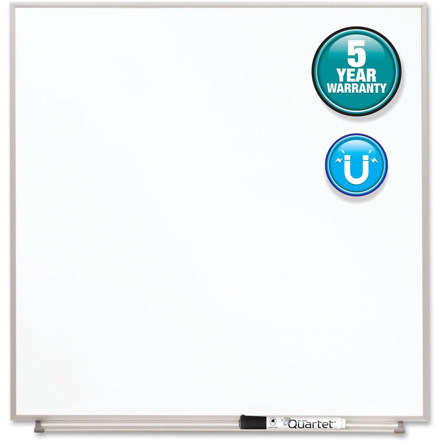 Matrix Magnetic Boards, 23 x 23, White Surface, Silver Aluminum Frame