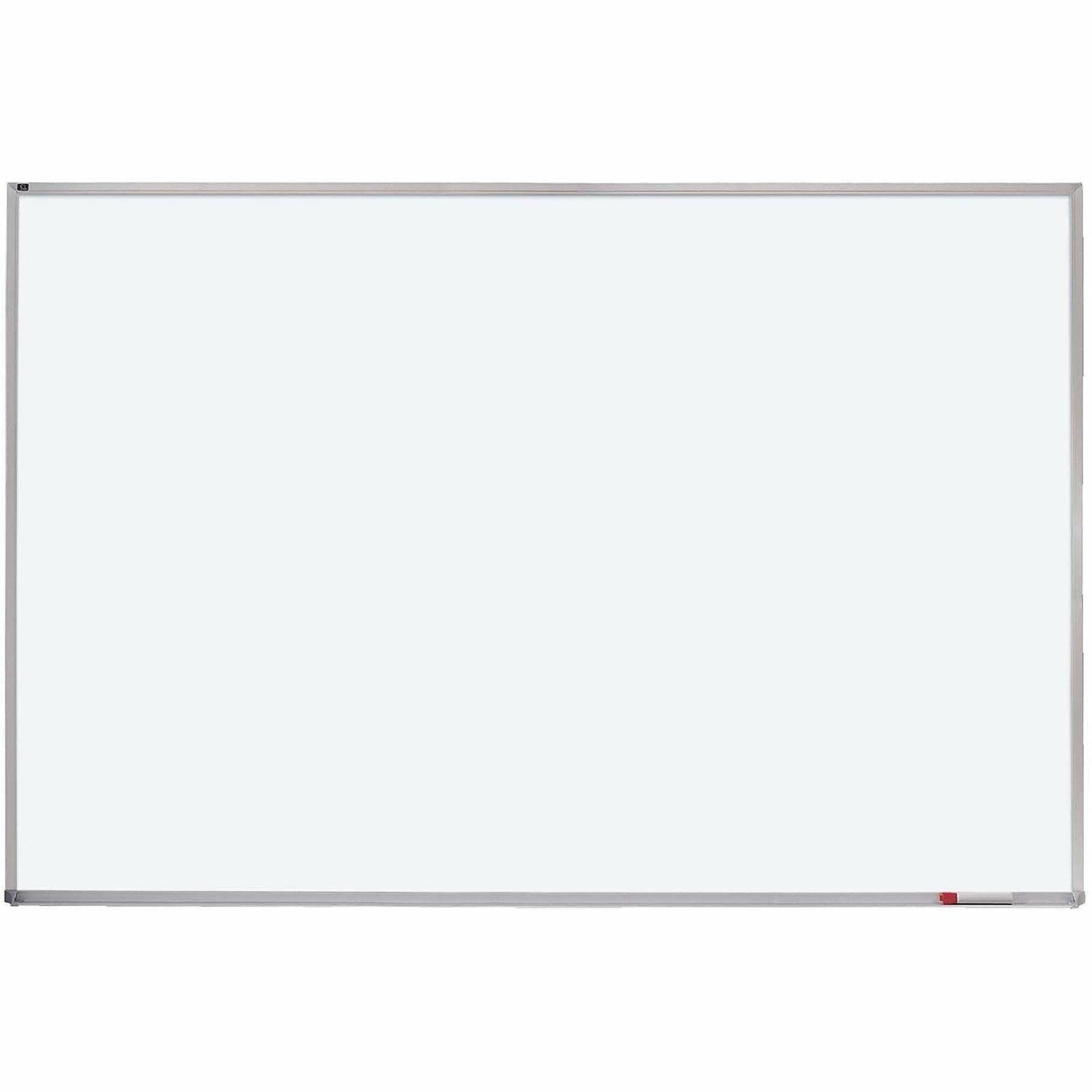 Quartet Porcelain Magenetic Whiteboard - 36" (3 ft) Width x 48" (4 ft) Height - White Porcelain Surface - Silver Aluminum Frame - Horizontal - Magnetic - 1 Each