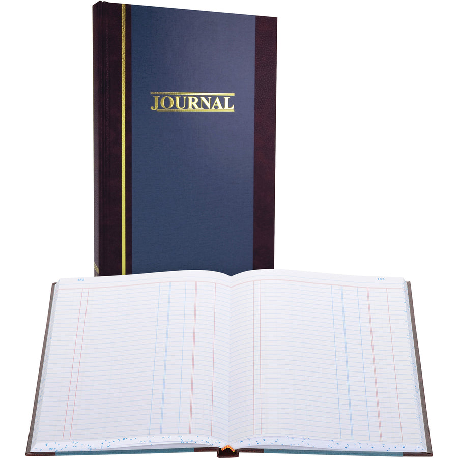 wilson-jones-s300-2-column-journal-300-sheets-725-x-1175-sheet-size-2-columns-per-sheet-blue-white-sheets-blue-cover-1-each_wljs3003j - 2