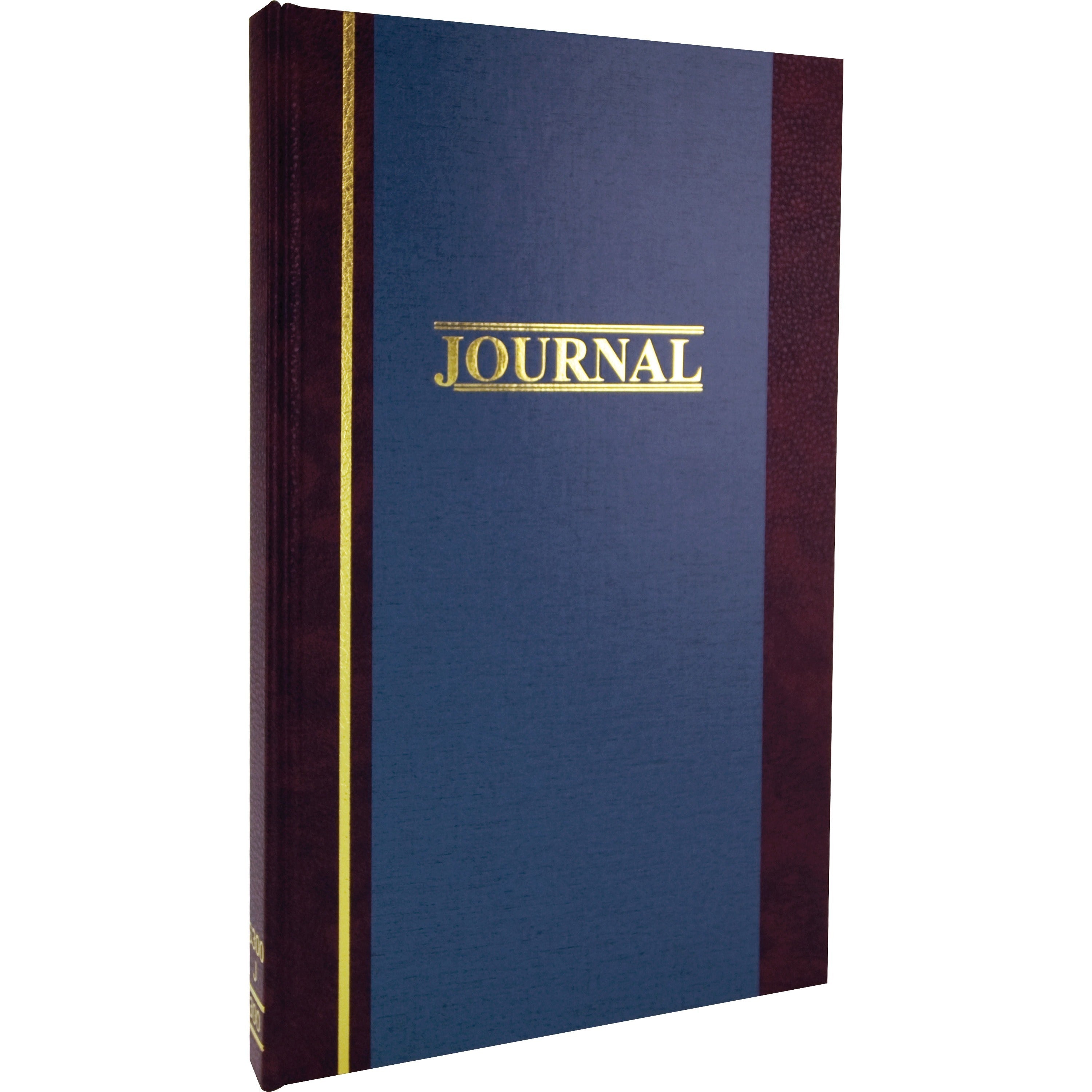 wilson-jones-s300-2-column-journal-300-sheets-725-x-1175-sheet-size-2-columns-per-sheet-blue-white-sheets-blue-cover-1-each_wljs3003j - 1
