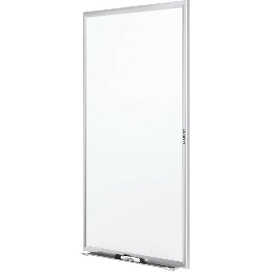 Quartet Classic Whiteboard - 48" (4 ft) Width x 36" (3 ft) Height - White Melamine Surface - Silver Aluminum Frame - Horizontal/Vertical - 1 Each - 