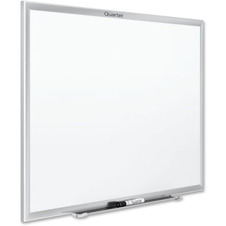 Quartet Classic Whiteboard - 48" (4 ft) Width x 36" (3 ft) Height - White Melamine Surface - Silver Aluminum Frame - Horizontal/Vertical - 1 Each