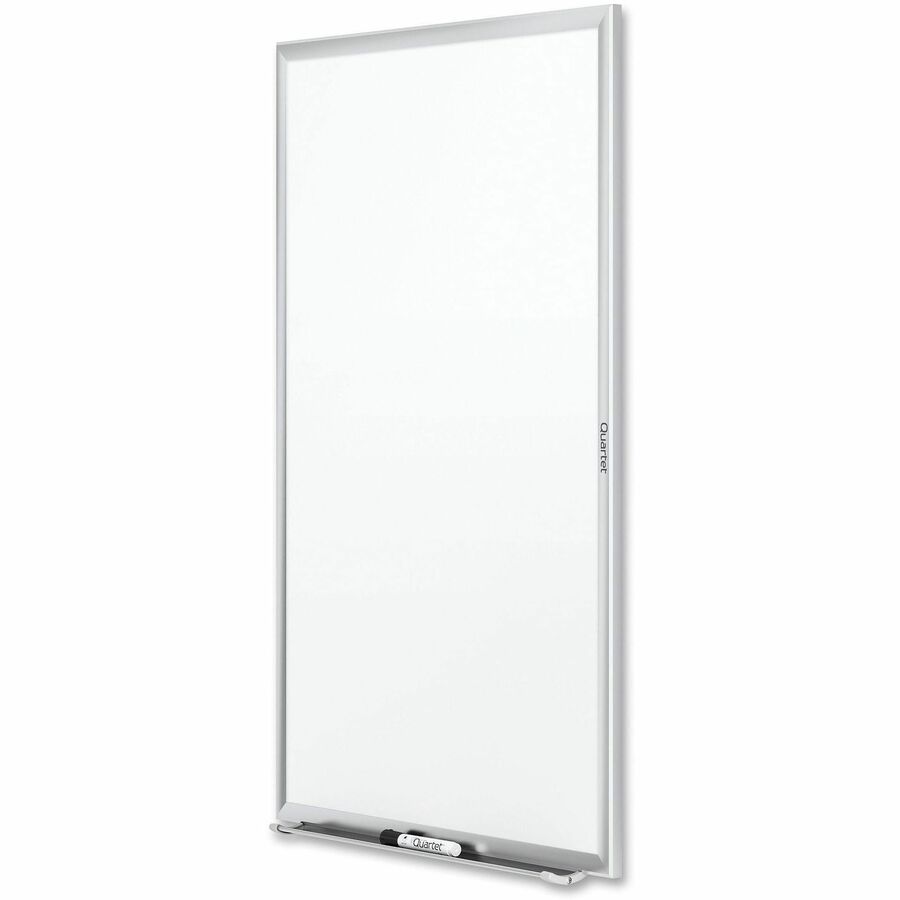 Quartet Classic Whiteboard - 48" (4 ft) Width x 36" (3 ft) Height - White Melamine Surface - Silver Aluminum Frame - Horizontal/Vertical - 1 Each