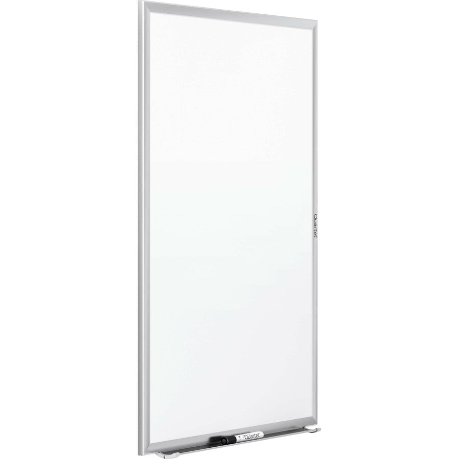 Quartet Classic Whiteboard - 60" (5 ft) Width x 36" (3 ft) Height - White Melamine Surface - Silver Aluminum Frame - Horizontal/Vertical - 1 Each