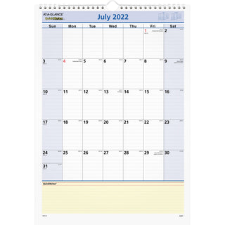 at-a-glance-quicknotes-academic-monthly-wall-calendar-julian-dates-monthly-1-year-july-2023-june-2024-1-month-single-page-layout-12-x-17-sheet-size-150-x-225-block-wire-bound-notes-area-task-list-appointment-schedule-remi_aagpm5328 - 1