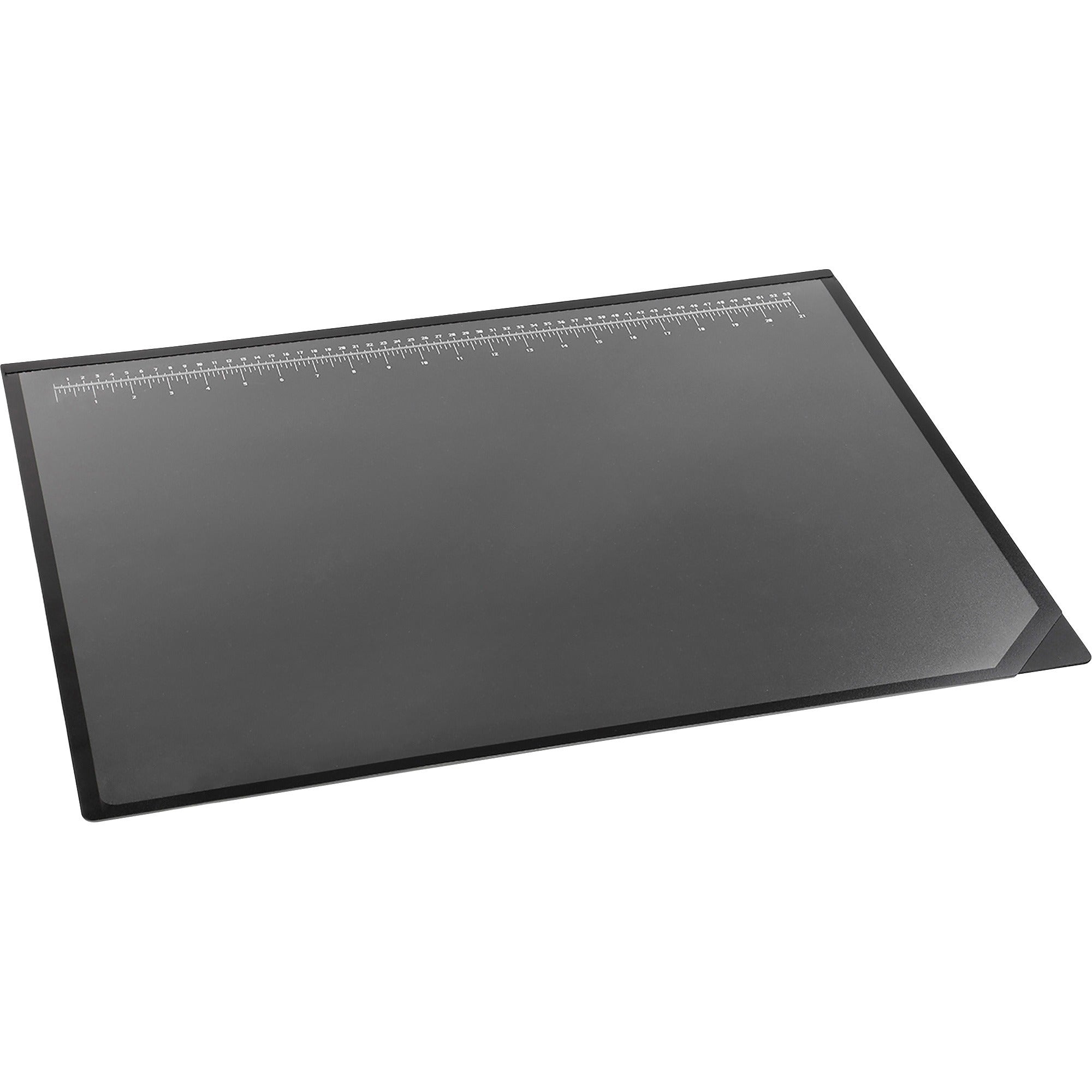 Artistic Desk Pads - Rectangular - 31" Width x 20" Depth - Rubber, Plastic - Black - 