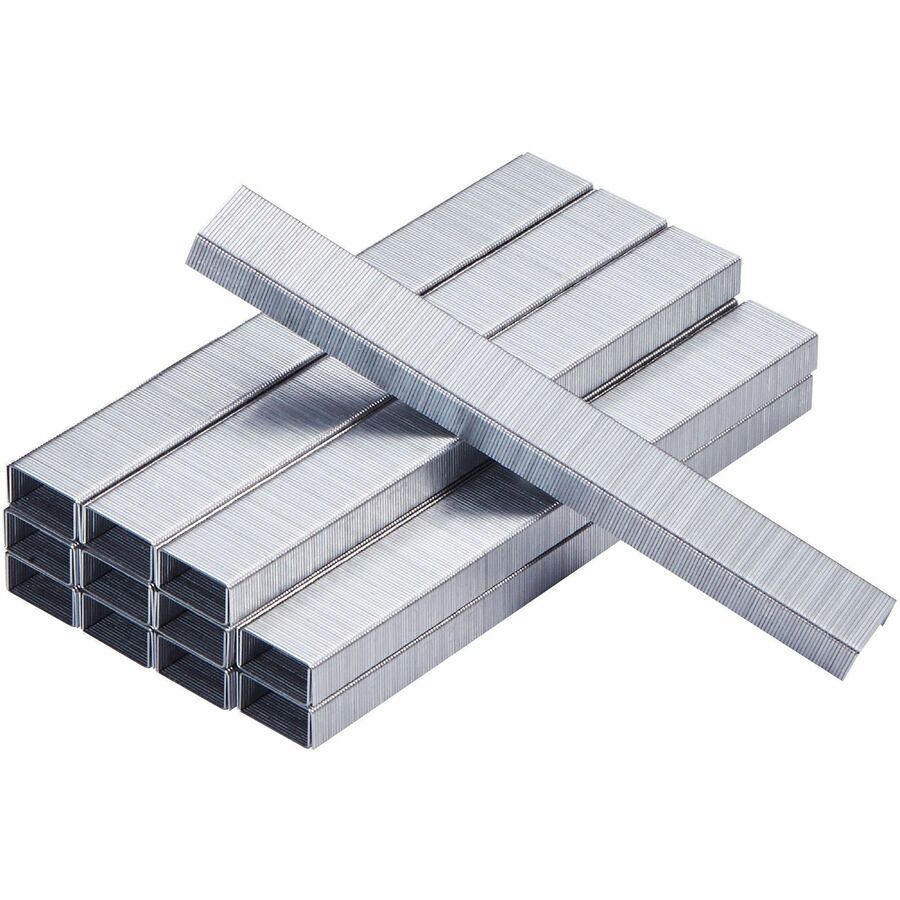 Bostitch Standard Premium Staples - 210 Per Strip - Standard - 1/4" Leg - Chisel Point - Silver - High Carbon Steel - 5.1" Height x 1.8" Width1.3" Length - 5000 / Box - 4