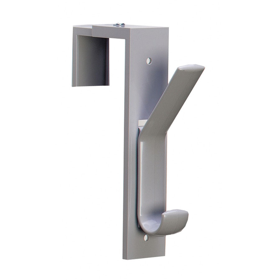 Deflecto Plastic Partition Hooks - 2 Hooks - for Garment - 2 / Pack