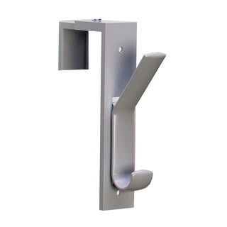 Deflecto Plastic Partition Hooks - 2 Hooks - for Garment - 2 / Pack