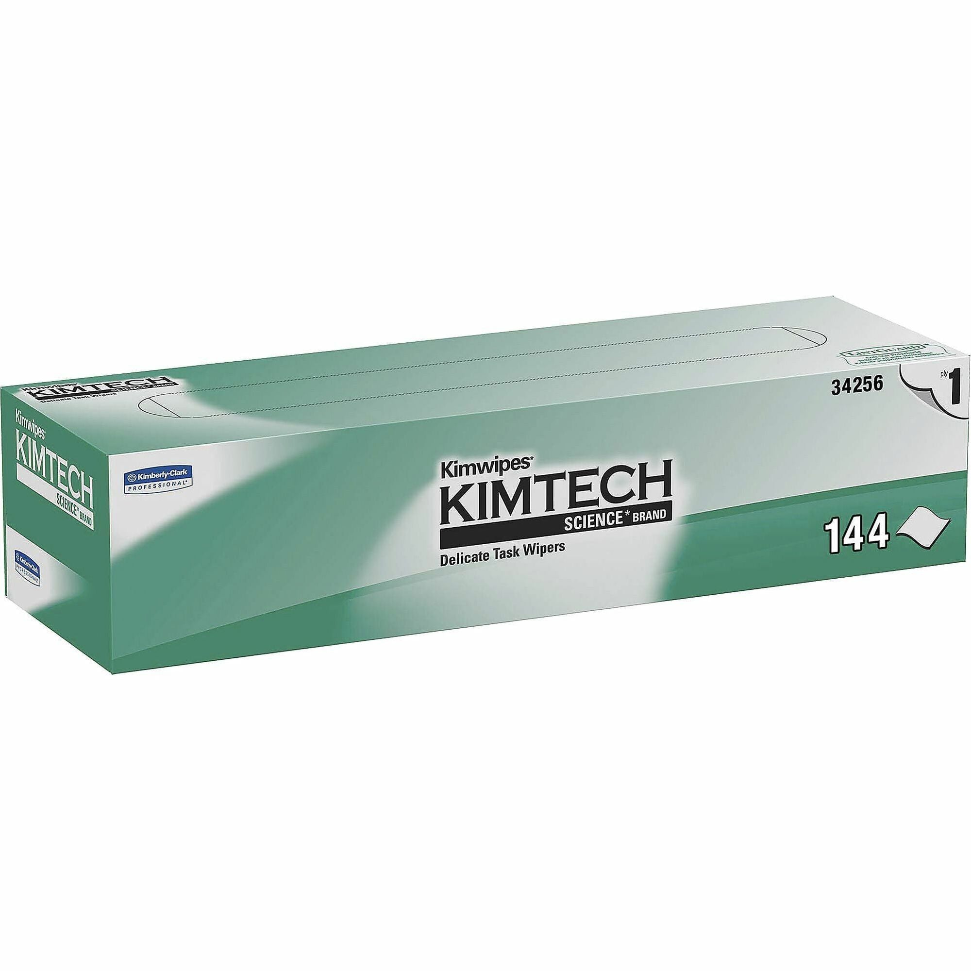 Kimberly-Clark KIMTECH SCIENCE KIMWIPES Delicate Task Wiper, Sold as 1 Box, 140 Each per Box - 1