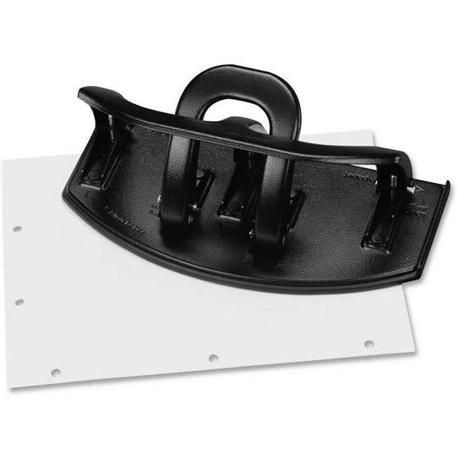 20-Sheet DUO Two-Sided Heavy-Duty Two- and Three-Hole Punches, 9/32" Holes, Black