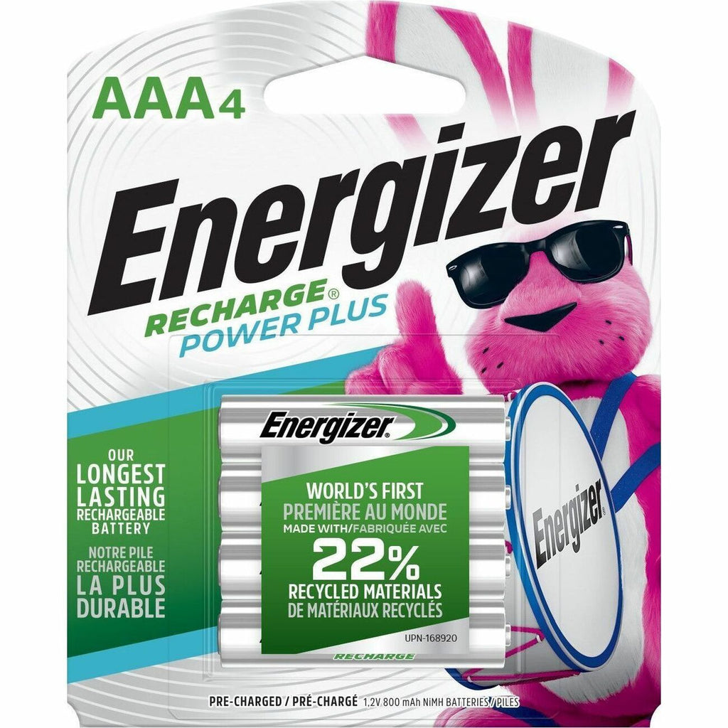 NiMH Rechargeable AAA Batteries, 1.2 V, 4/Pack