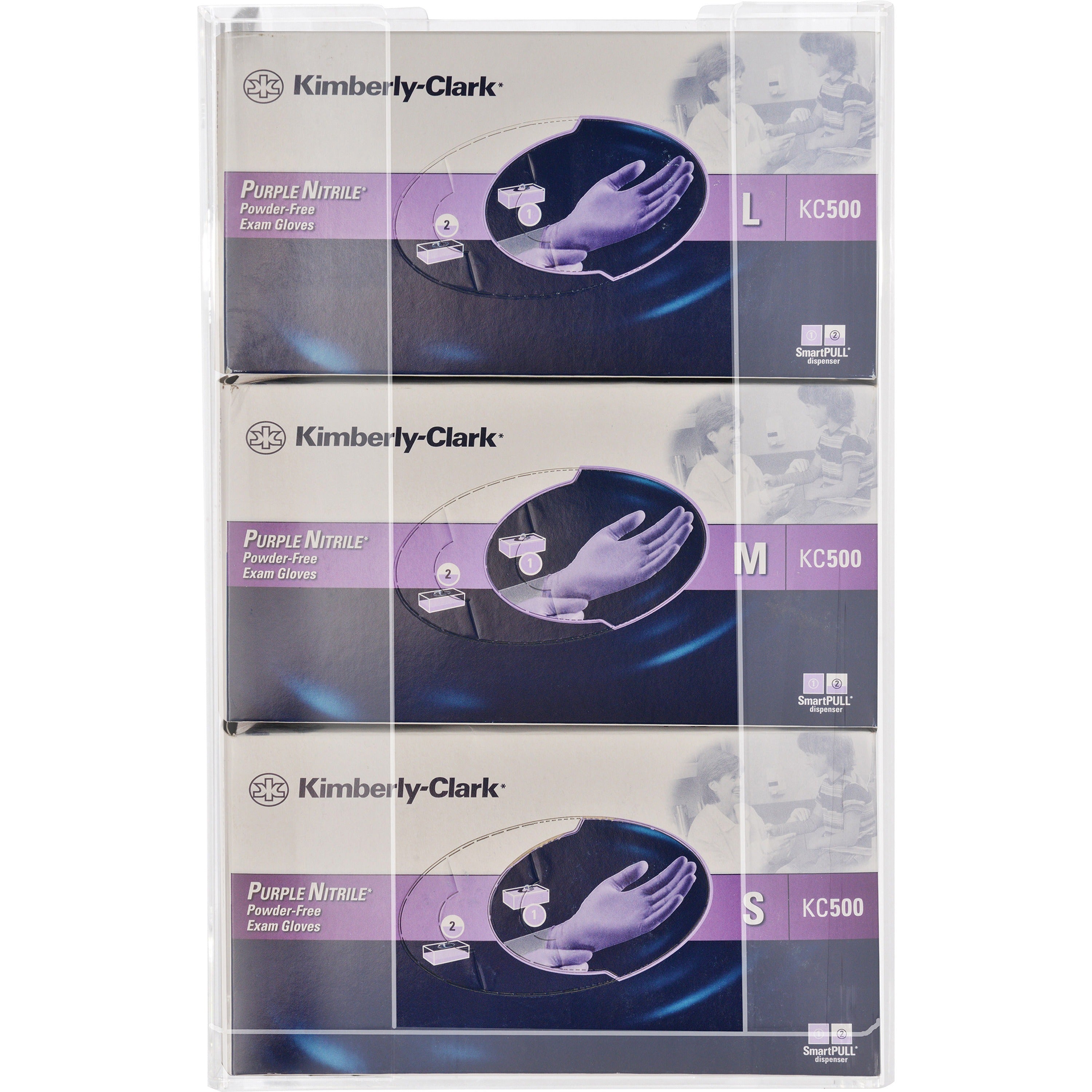 Kantek Acrylic Glove Box Holders - Acrylic - 1 Each - Clear - 1