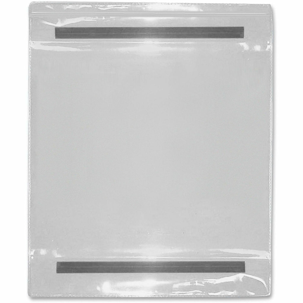 Tatco Vinyl File Pocket - 9" x 12" - Vinyl - Clear - 25 / Box