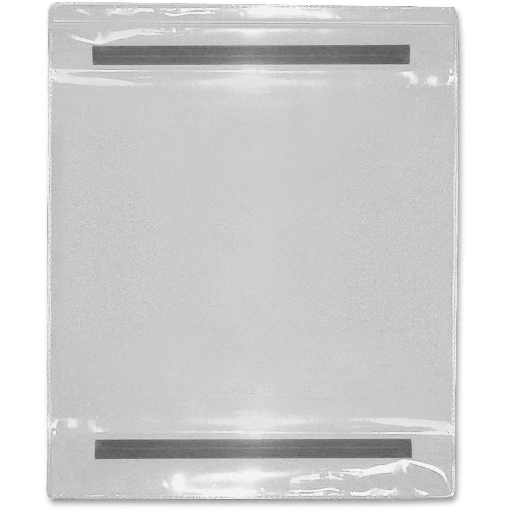 Tatco Vinyl File Pocket - 9" x 12" - Vinyl - Clear - 25 / Box