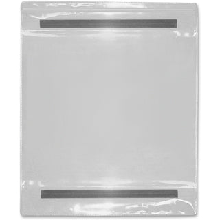 Tatco Vinyl File Pocket - 9" x 12" - Vinyl - Clear - 25 / Box - 