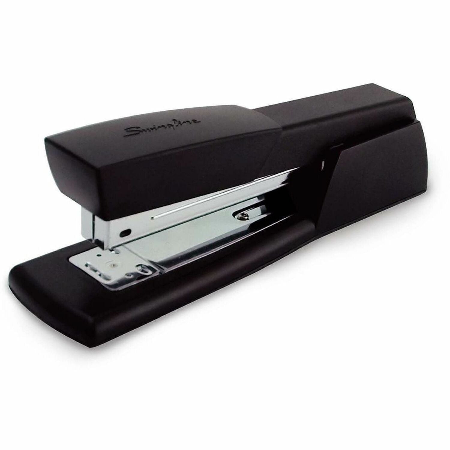 Light-Duty Full Strip Desk Stapler, 20-Sheet Capacity, Black